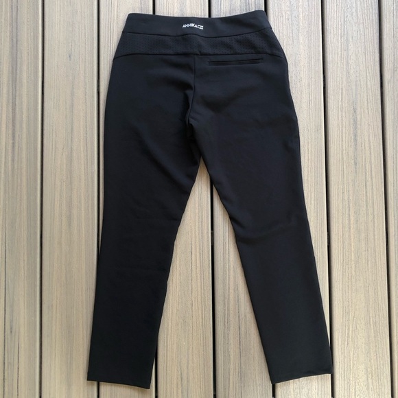 Annika Cutter & Buck Black Performance Athletic Pull On Pants Size S/P - Picture 2 of 7